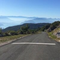 Blick vom Grand Colombier Pass