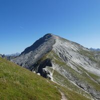 Anstiegsweg über Westkamm zur Steirischen Kalkspitze