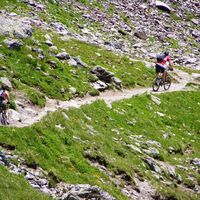 Trail in den Urder Augstberg