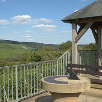 Aussichtspunkt mit Sonnenuhr am Eselsberg | Deinenbachtal | Flein