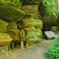 Kuhfelsen im Clauser Tal