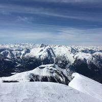 Kammerlinghorn Blick Leoganger Steinberge mit Hochkranz znd Kallbrunn