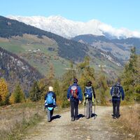 Der Rückweg über Embach öffnet schöne Blicke auf das Hochkönigmassiv.