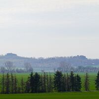 Blick von der Warte zu den Gegensteinen