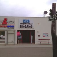 Eingang Skihalle Oberhof