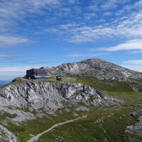 Blick zum Schiestlhaus