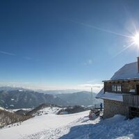 Ziel der Tour - das Schönleitenhaus