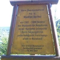 Tafel Prof. Dr. Manfred Barthel