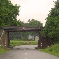 Bahnunterquerung zwischen Weste und Oetzen