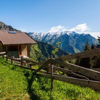 Hütte auf dem Weg zu Vies
