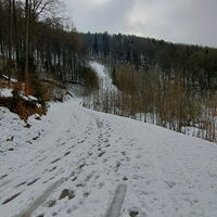 Aufstieg auf der Gschwendtstraße