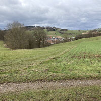 Blick auf Eimelrod vom E4