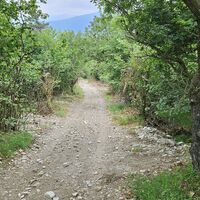 Abfahrt vom Rocca dei Corvi Sud
