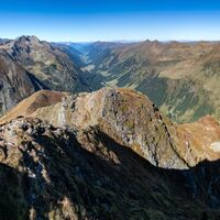 Aussicht von der Hornfeldspitze