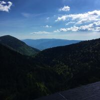 Panorama vom Chalet d'Arvière