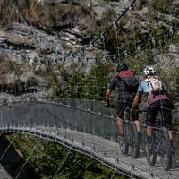 Die Brücke bei Silgin - kann auch geschoben werden...
