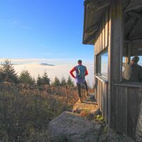 Schweizerkopf-Hütte - über dem Nebelmeer