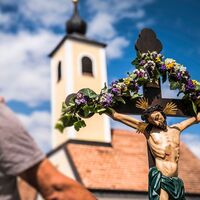 Pilger am Weg