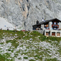 Carschinahütte von aussen