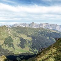 Blick vom Schwarzhornsattel