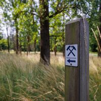 Abzweig zur Bergmannsroute