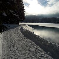 Winterwandern am Heidsee