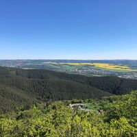 Blick vom Kulmturm Richtung Roter Berg