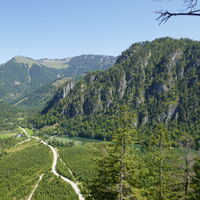 Blick talauswärts - Brandberg und Kasberg