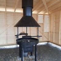 Harjujärvens barrierefreie Kochhütte mit Hausküche