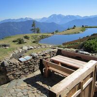 Rastplatz Goldrausch beim Knappensee auf der Leppner Alm