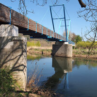 Werratal-Radwegbrücke bei Frankenroda