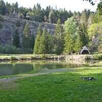 Bergsee mit Umfeld