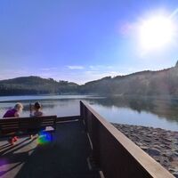 Blick auf den Hennesee