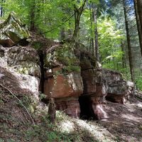 Schäfer-Gretels-Felsen am Röderkopf bei Münchweiler an der Rodalb