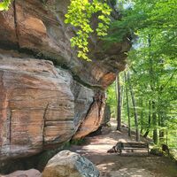 Saufelsen am Rodalber Felsenwanderweg