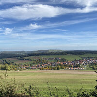 Blick auf das Knüllstädtchen Schwarzenborn