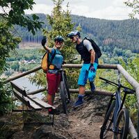 Schöne Aussichten sind auf der Tour 1 der Schiefergebirgstrophy garantiert.