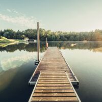 Steg am Bucher Stausee
