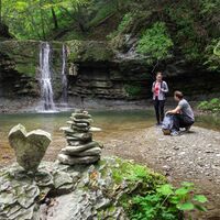 Der Wasserfall Peračica