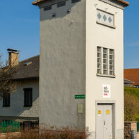 Trafohaus in der Dr. Werner Gasse ...