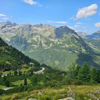 Ausblick von der Mountainbikestrecke Tauernmoos