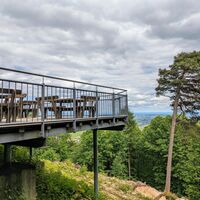Aussichtsplattform der Ringelsberghütte