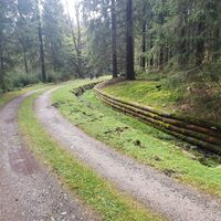 Befestigter Schwemmkanal