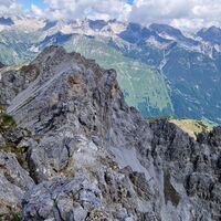 Rückblick zur Wannenspitze