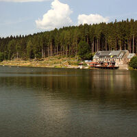 Naherholungsgebiet "Lütsche-Stausee" im Thüringer Wald