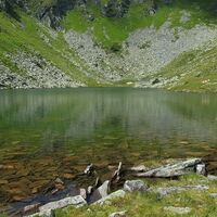 Der Alplsee oder oder auch Almsee genannt im Hintereggergraben.