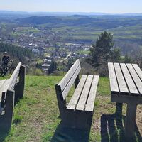 36 km Rastplatz mit Aussicht auf Schönberg