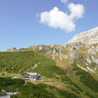 nach der Mittagspause lassen wir das Carl von Stahl-Haus hinter uns