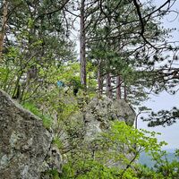 1.6 km Blick vom Aussichtsplatzerl auf den Gipfel