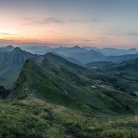Blick von der Sünserspitze